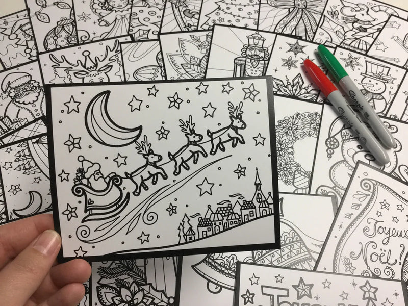 Coloriage spécial Noël