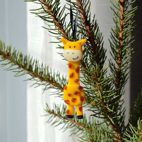 Suspension girafe pour l’arbre de Noël