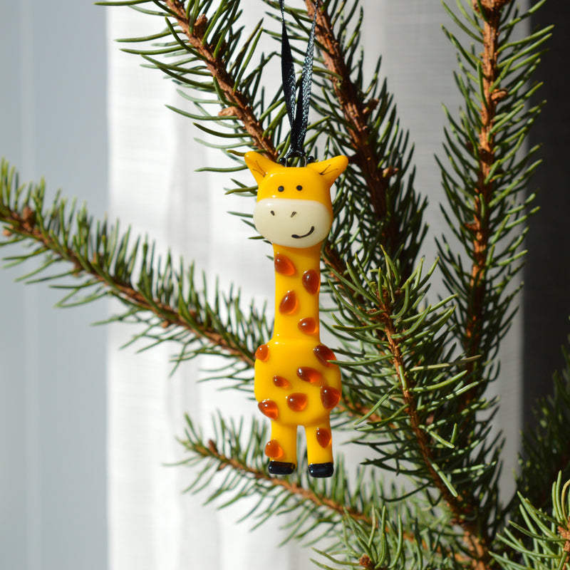 Suspension girafe pour l’arbre de Noël