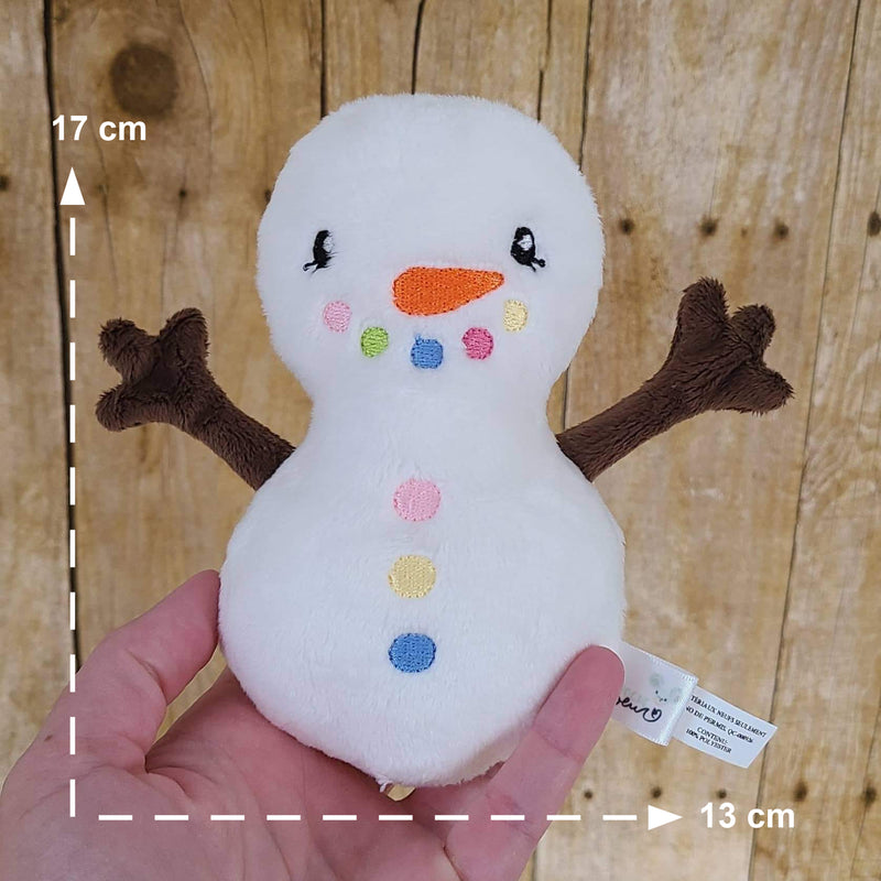 Peluche bonhomme de neige sans foulard