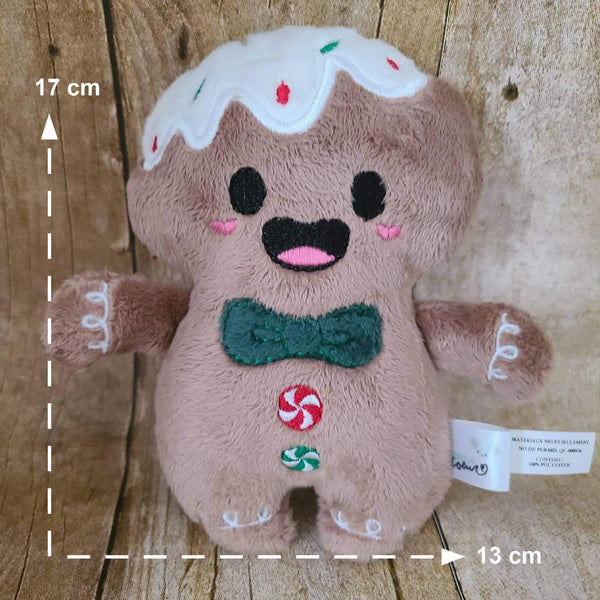 Peluche biscuit pain d’épices