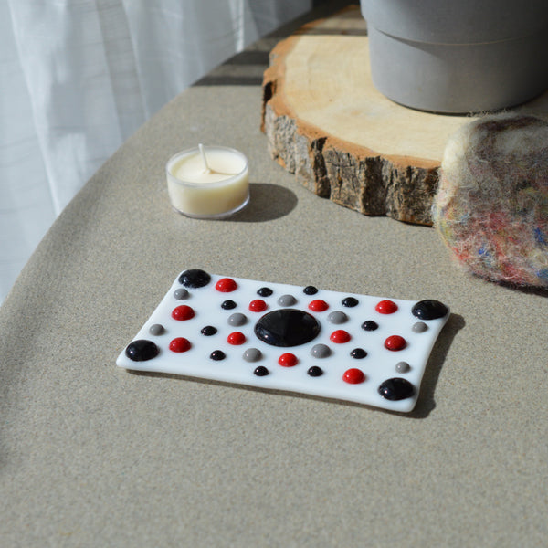 Porte-savon pico noir et rouge