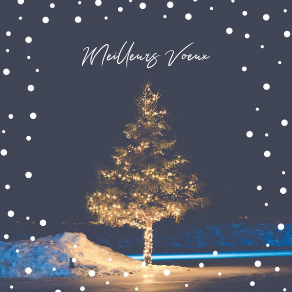 Carte Sapin meilleurs vœux