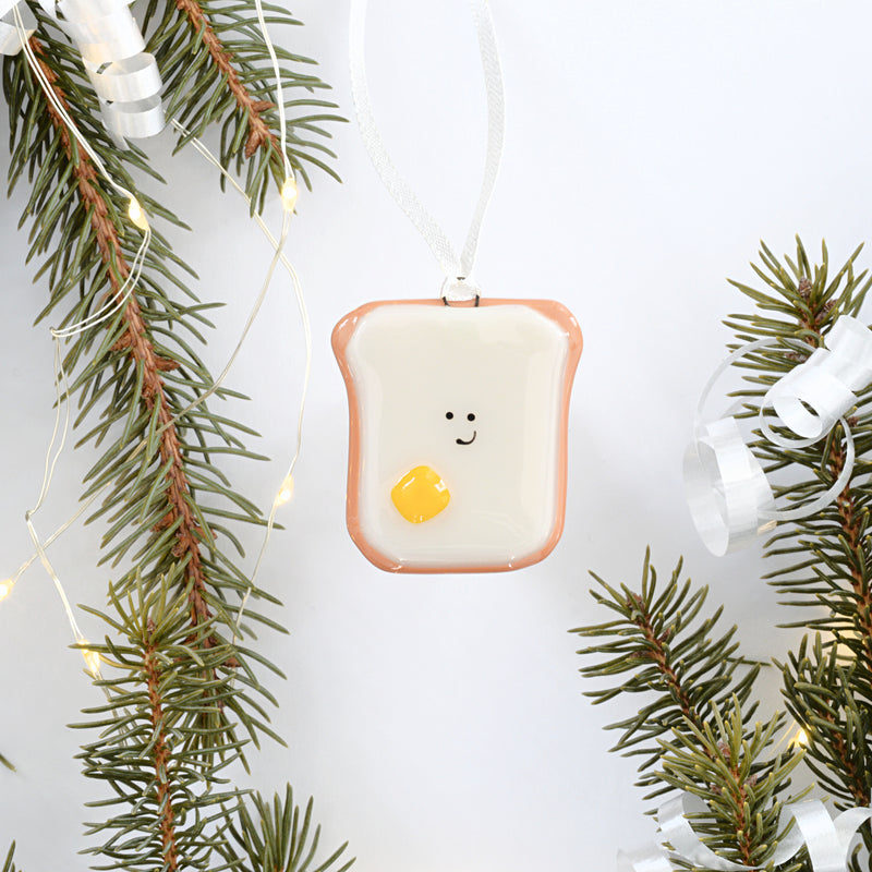 Toast déjeuner pour le sapin de Noël