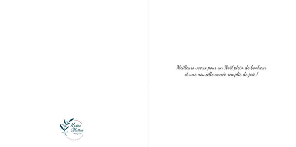 Carte Sapin meilleurs vœux