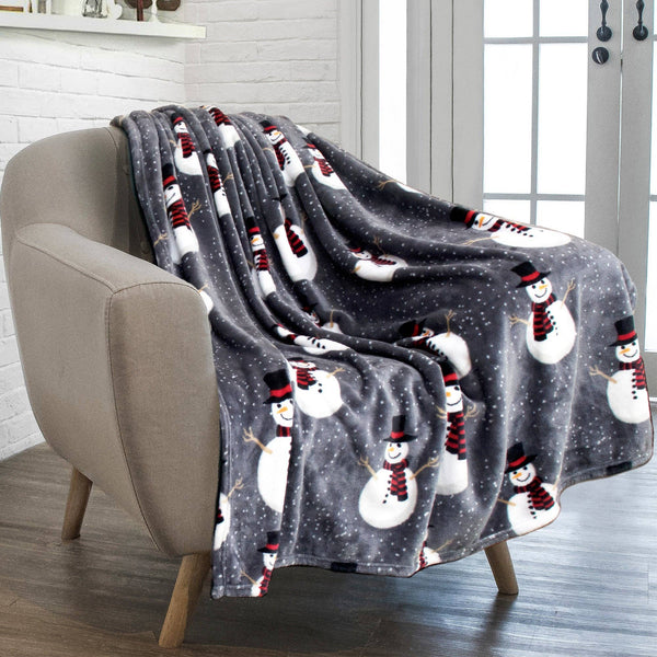 Couverture en polar Bonhommes de neige