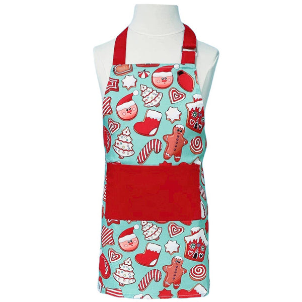 Tablier de fête de Noël pour enfants biscuits de Noël
