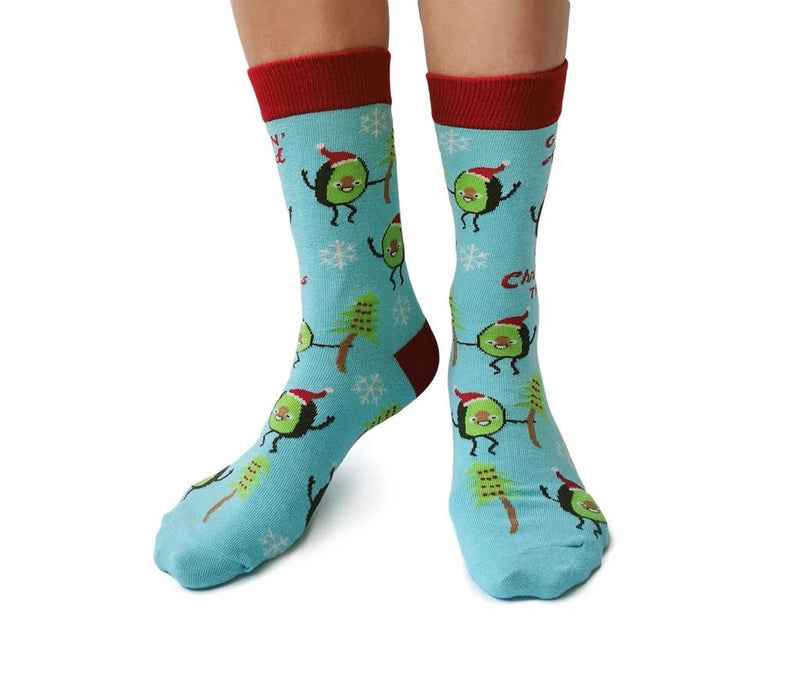 Chaussette guacamole de Noël - S/M (Femme)