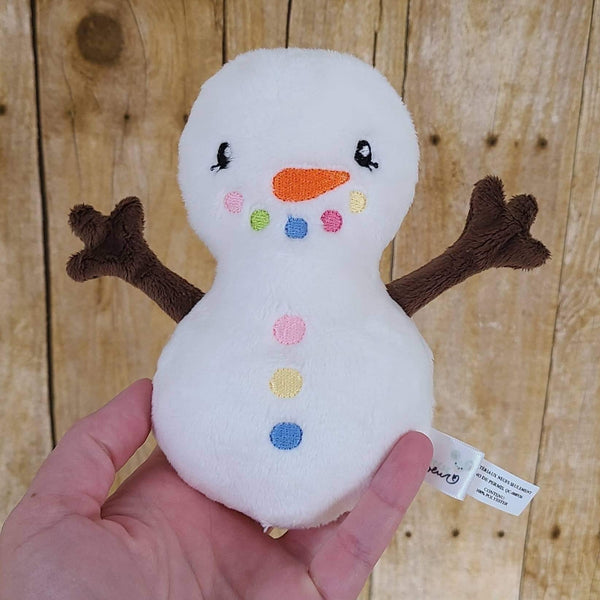 Peluche bonhomme de neige sans foulard