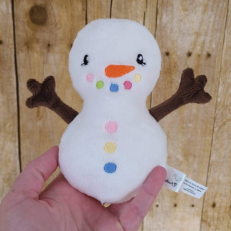 Peluche bonhomme de neige sans foulard